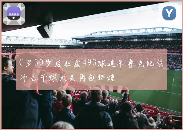 C罗30岁后狂轰493球追平鲁克纪录冲击千球大关再创辉煌