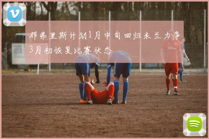 邓弗里斯计划1月中旬回归米兰力争3月初恢复比赛状态